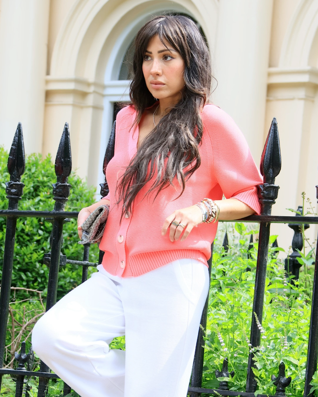 Women’s V-Neck Cotton Cardigan