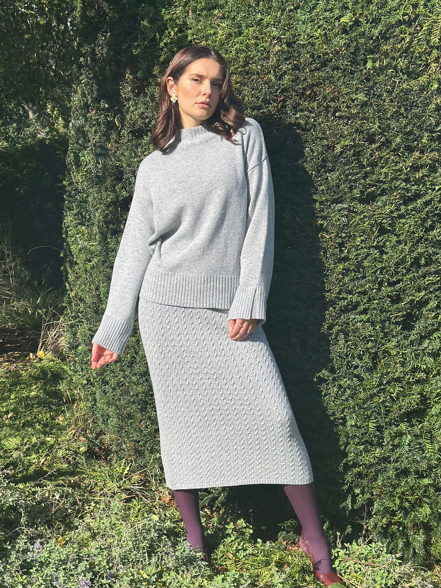 Crew Neck Wool Jumper - AALKAMI.London