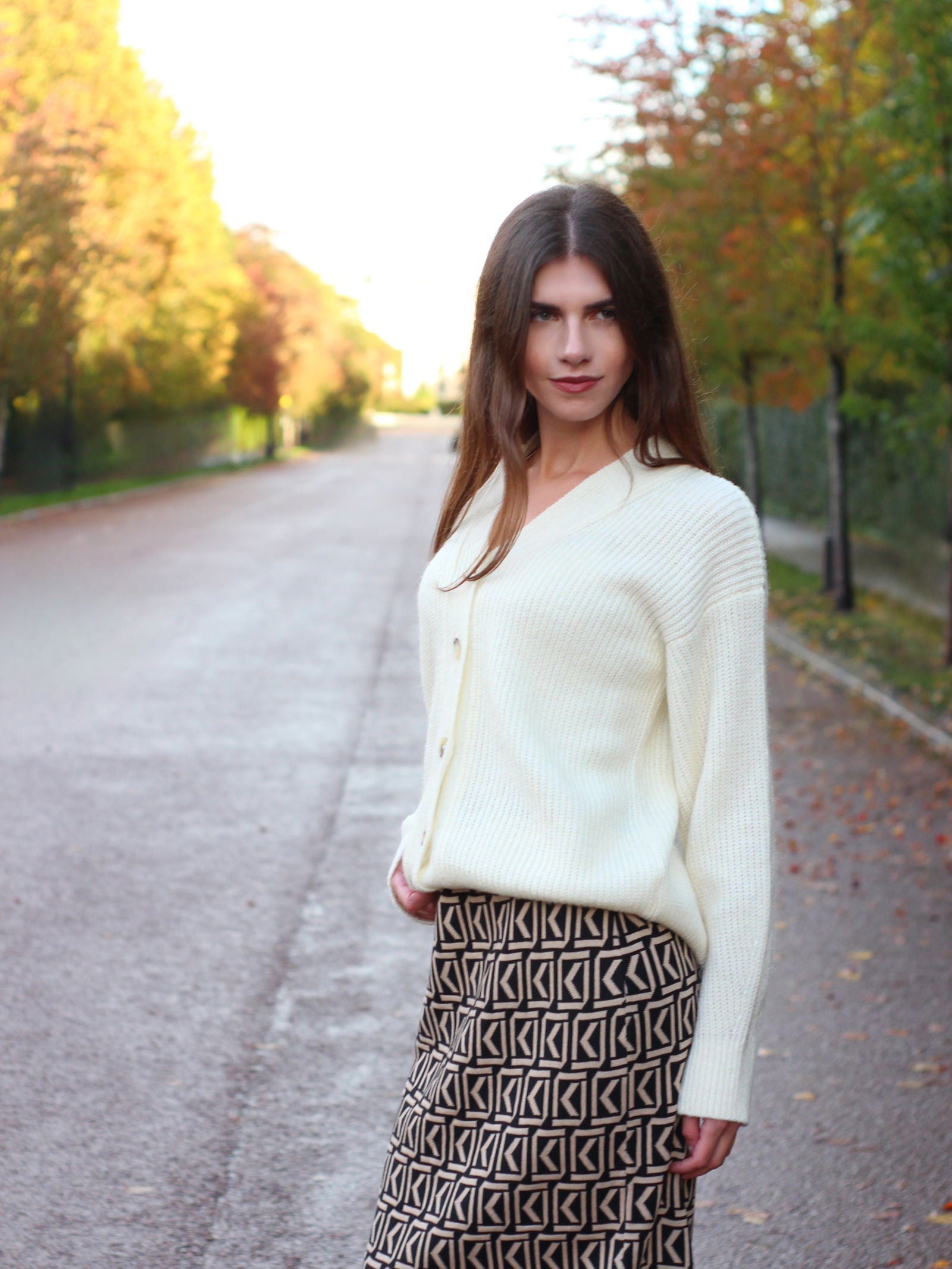 Long Knitted Cardigan