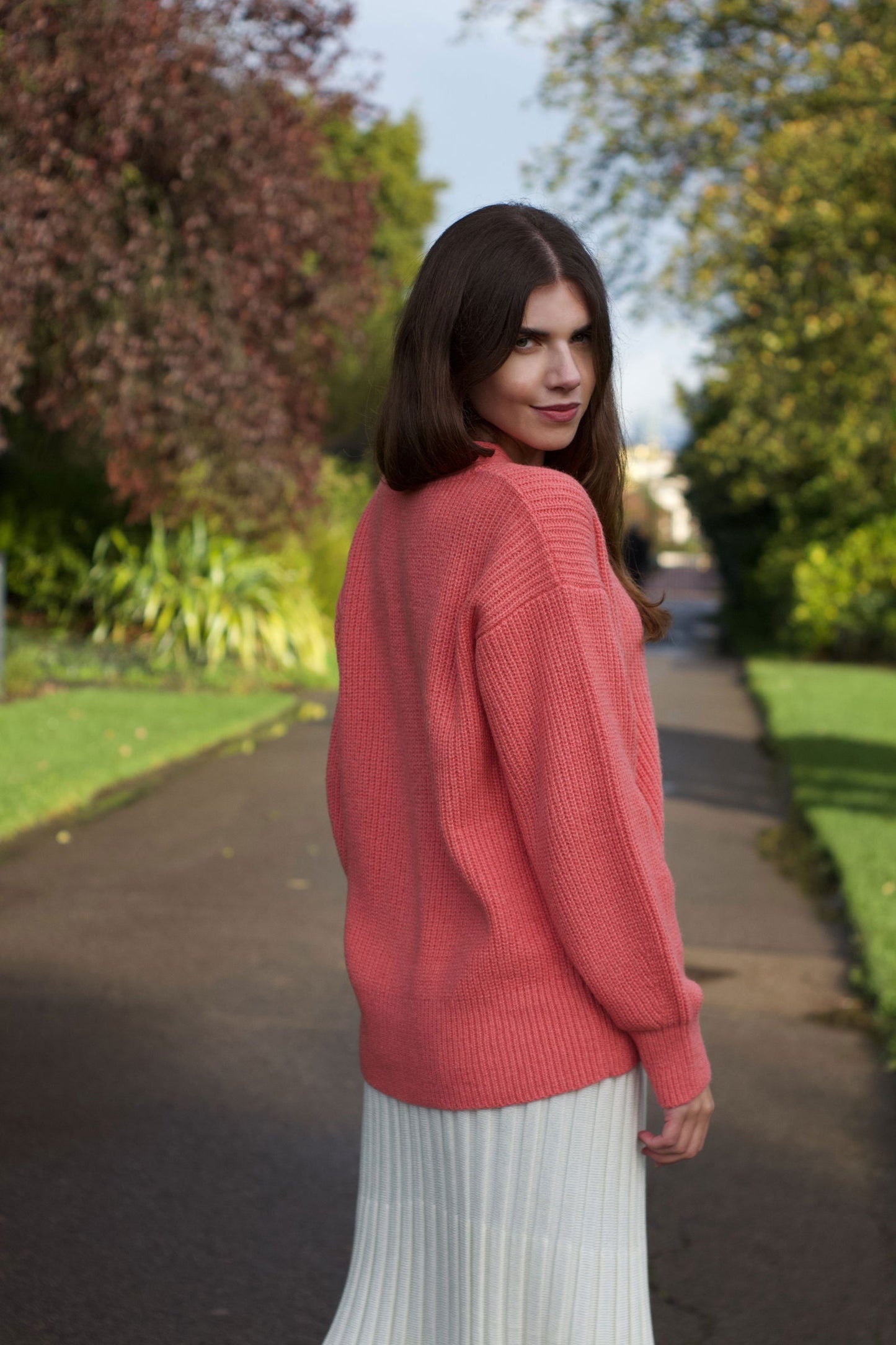 Long Knitted Cardigan - AALKAMI.London