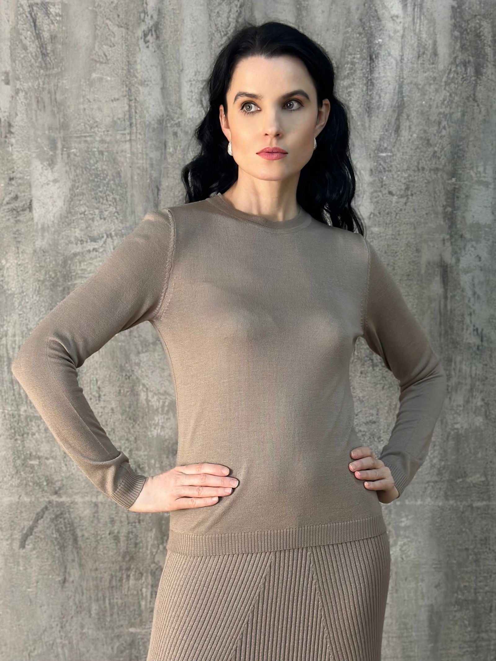 Merino Wool Long Sleeve Top