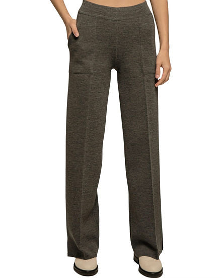 Straight Leg Wool Trousers