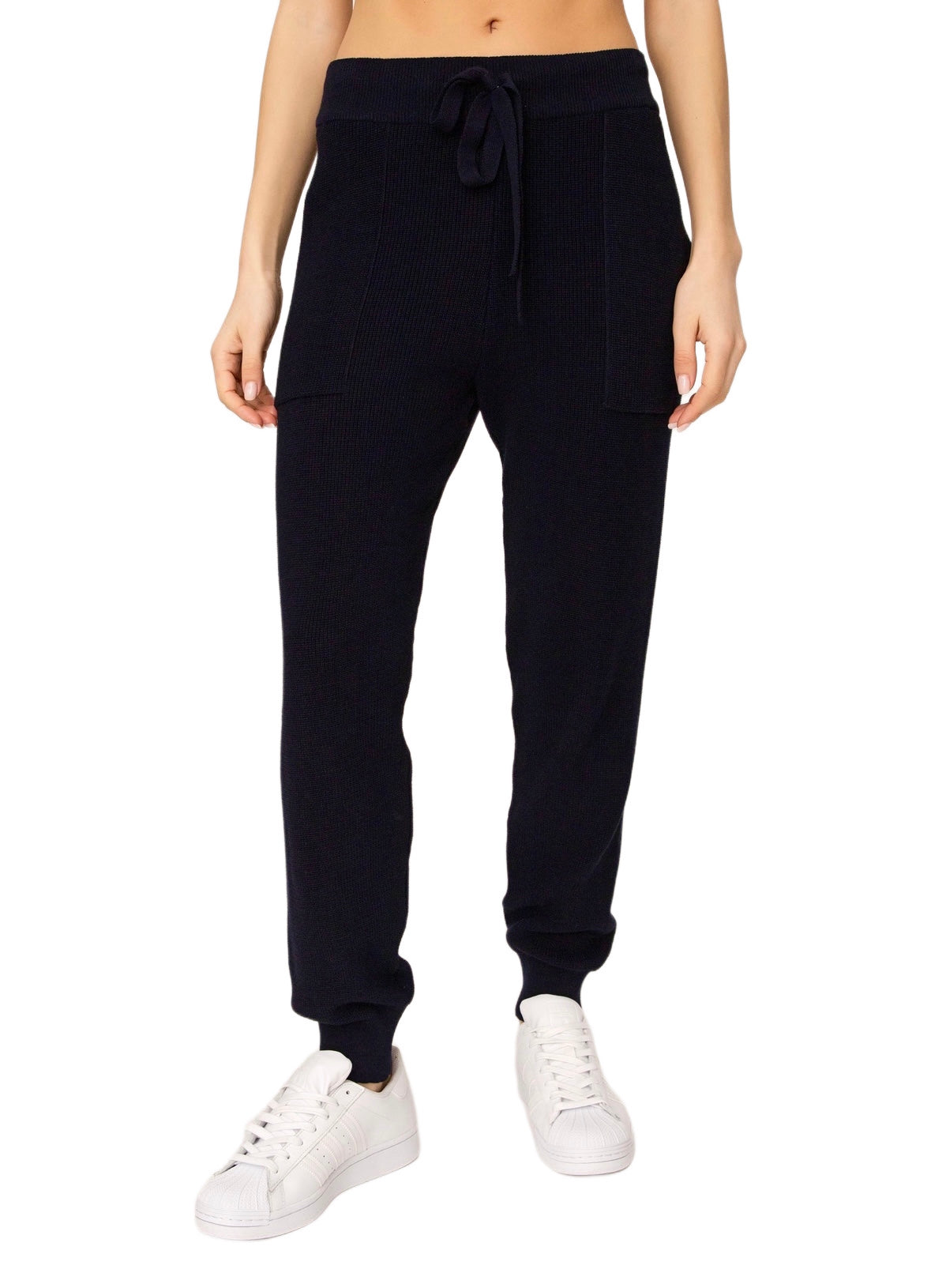 Casual Drawstring Cotton Trousers