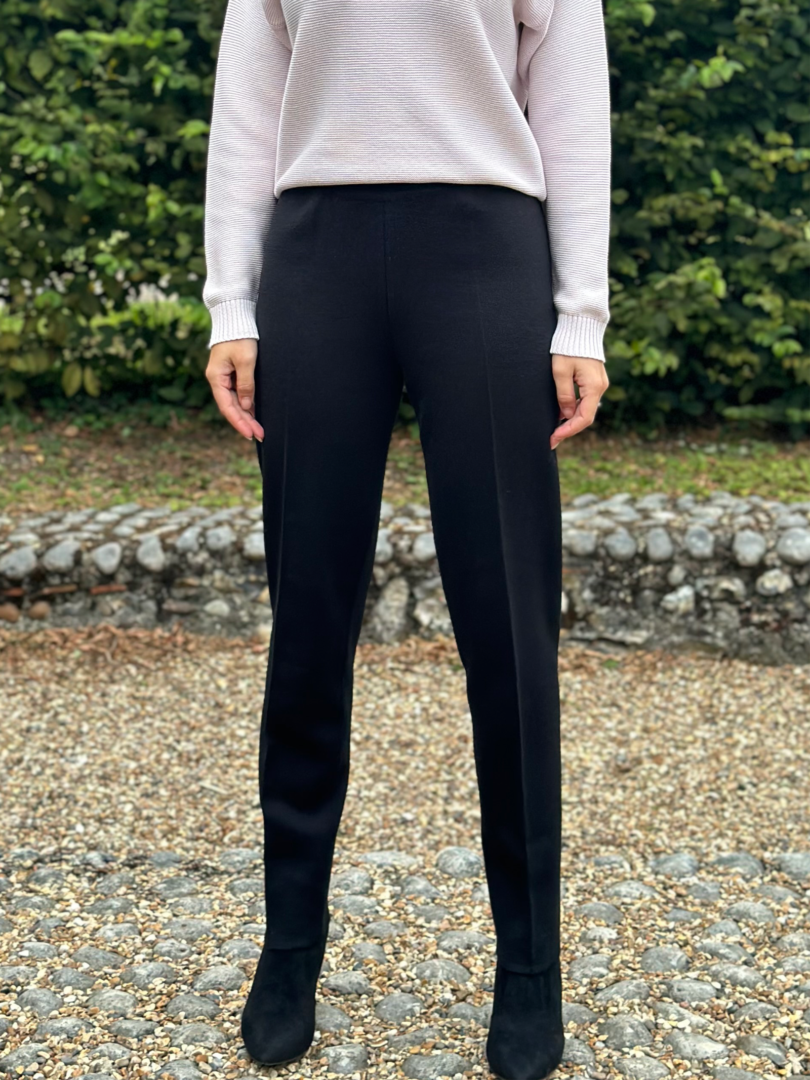 Women’s Slim Fit Wool Trousers