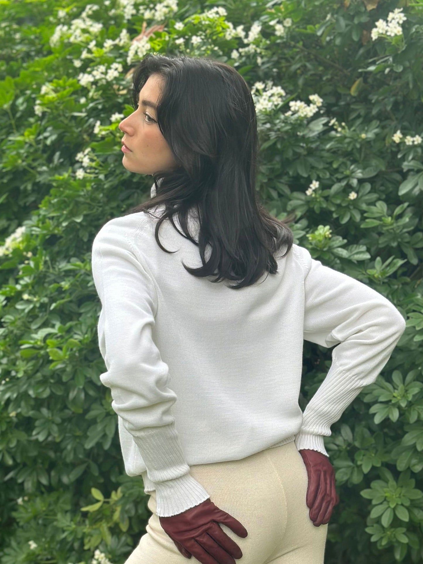 Wool Blend Roll Neck Jumper - AALKAMI.London