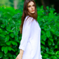 Elegant Silhouette Relaxed Fit Lightweight Women’s Cotton Linen White Summer Shirt - AALKAMI.London 