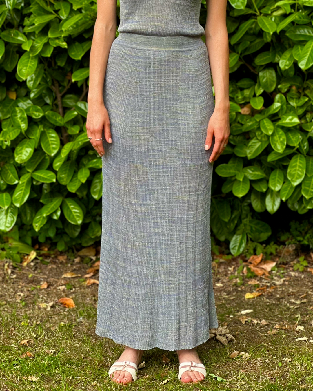 Elegant Lightweight MAXI A-Line Summer Skirt - AALKAMI.London