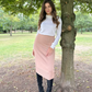 Spring Versatile Slim Fit Silhouette Soft Breathable Wool MIDI Pull On Skirt -AALKAMI.London