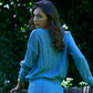 Classic Fit Round Neck Lightweight Long Sleeves Summer Top In Turquoise - AALKAMI.London