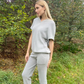 Weekend Wear Straight Fit Soft Grey Wool Trousers - AALKAMI.London