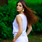 Lightweight Relaxed Fit White Cotton Sleeveless Summer Top - AALKAMI.London 