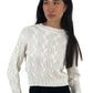 Cable-Knit Cotton Crewneck Jumper - AALKAMI.London