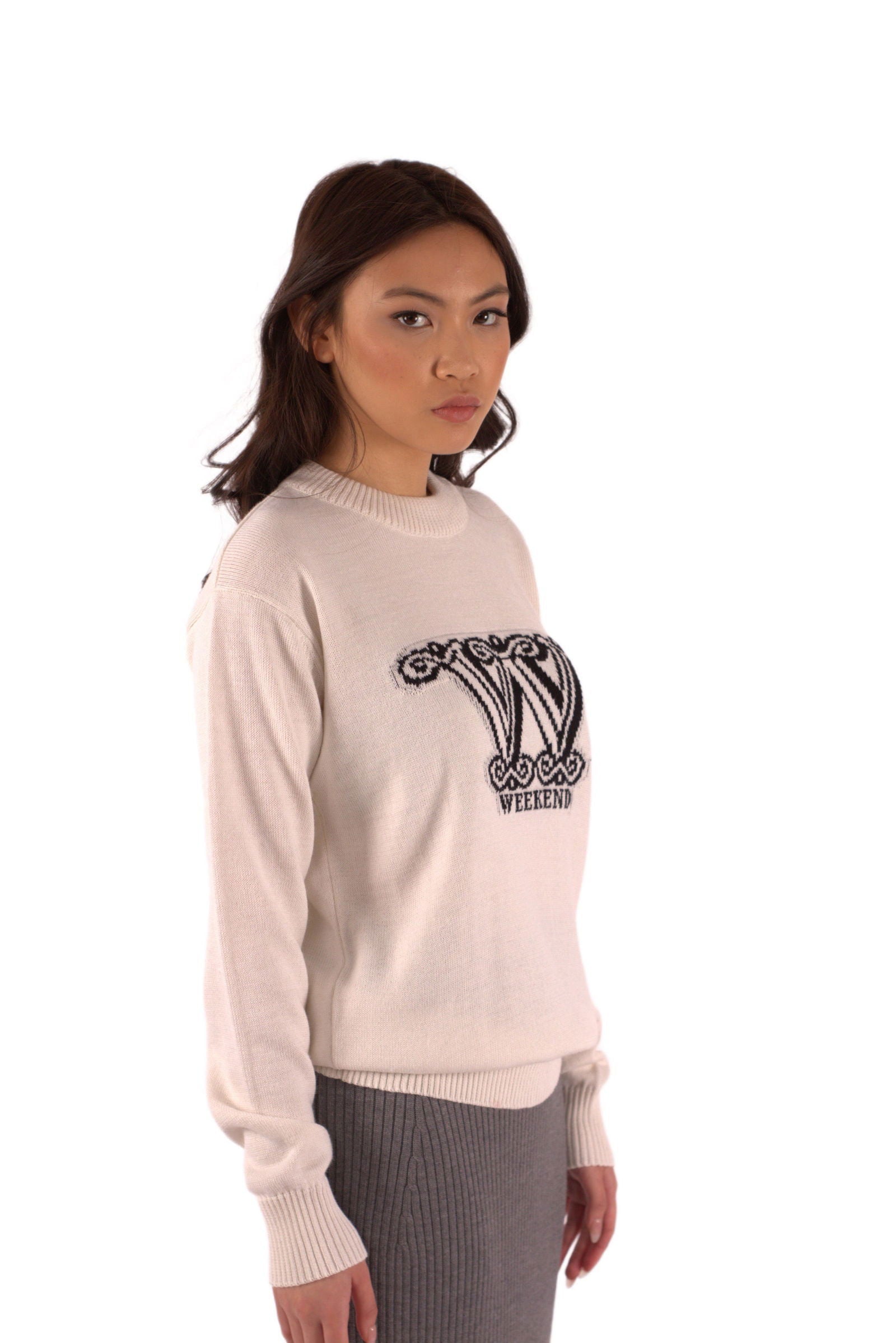 Crew Neck Knitted Jumper - Special Edition - AALKAMI.London