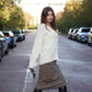 Long Knitted Cardigan - AALKAMI.London