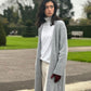 Long Wool Cardigan - AALKAMI.London