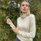 Merino Wool Roll Neck Jumper - AALKAMI.London