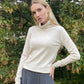 Merino Wool Roll Neck Jumper - AALKAMI.London
