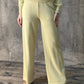 Merino Wool Straight Leg Trousers - AALKAMI.London