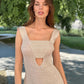 Mya Long Ribbed Dress - AALKAMI.London
