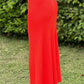 Red A-Line Skirt - AALKAMI.London