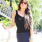 Stylish Lightweight V-Neck Summer Sleeveless Ribbed Top - AALKAMI.London