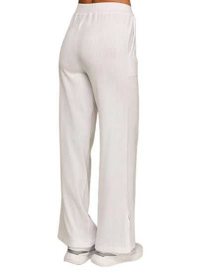 Wide-Leg Knitted Trousers - AALKAMI.London