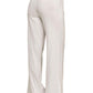Summer Classic Statement Piece Relaxed Fit Wide-Leg Lightweight Cotton Knitted Trousers - AALKAMI.London