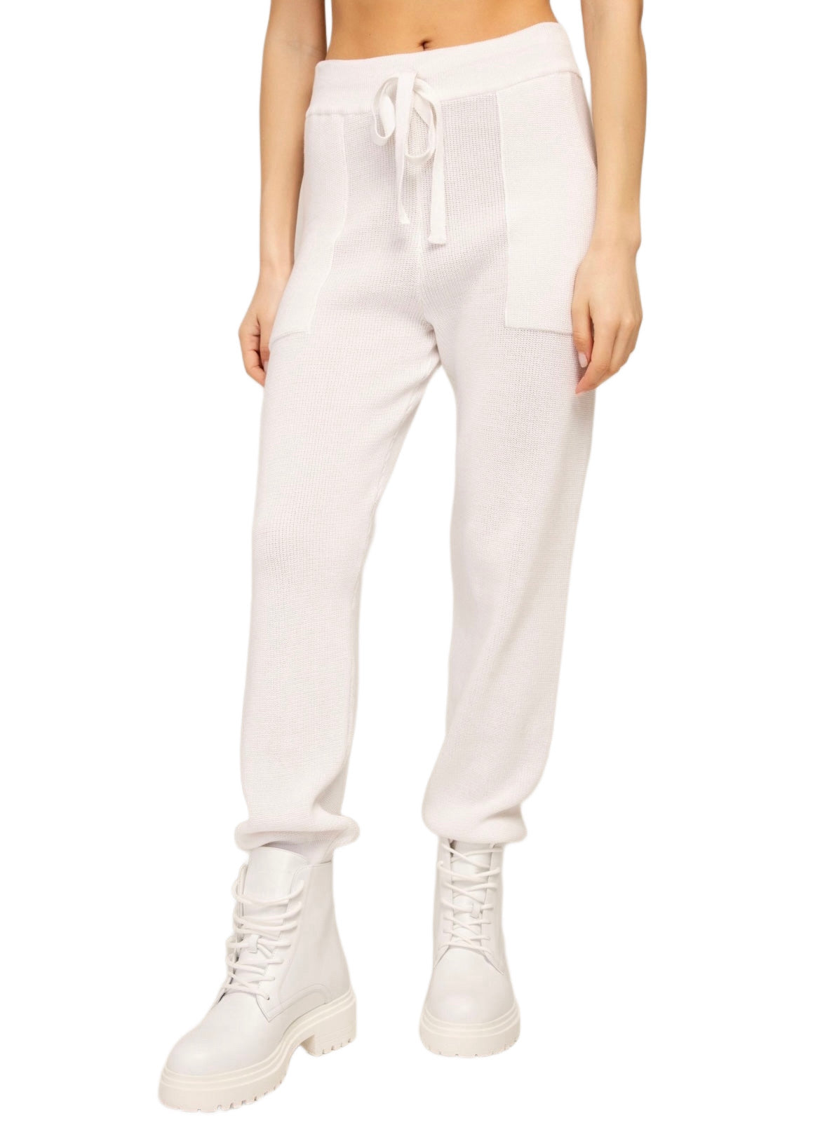 Women’s Cotton Drawstring Joggers - AALKAMI.London