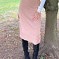 Spring Essential Piece Lightweight Elasticated Waistband Women’s MIDI Skirt - AALKAMI.London