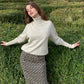 Elegant Style Women’s Luxury Italian Merino Wool Roll Neck Jumper - AALKAMI.London