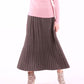 Women’s Pleated Knitted Skirt - AALKAMI.London
