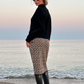 Women’s Wool Knitted Print Skirt - AALKAMI.London