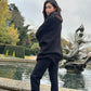Wool Blend Zip Through Cardigan - AALKAMI.London